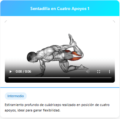 Sentadilla en Cuatro Apoyos 1