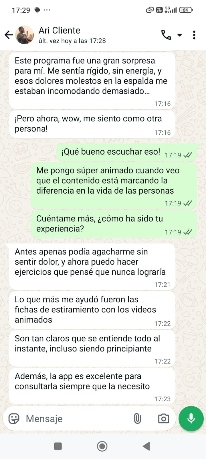 Testimonio de Ari